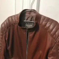 کاپشن چرم اصل«مدل جدید» 100%چـرم خالص با سورت بالا