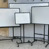 آویز فلزی جا ماژیکی تخته وایت برد 150x90 پایه دار