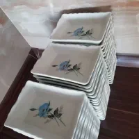 زیرسیگاری یا کره خوری یا مربا خوری گل سرخی