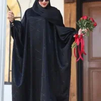 عبا مشکی ساده. برای محرم