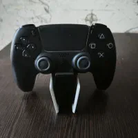 دسته ps5 مشکی با پایه اورجینال در حد نو