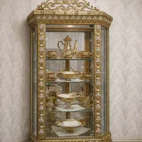 بوفه ویترین برنز اصل