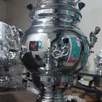 سماور گازی بدون کوره ورق برنج ضخیم نو