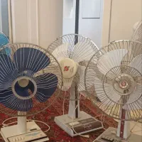 پنکه رو میزی و پایه بلند و بخاری