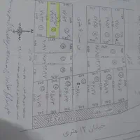 یک قطعه زمین به متراژ(۸۰) متر ۵متر برخیابان