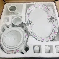 سرویس غذاخوری ۵۴ پارچه پارس چینی نو و داخل کارتن
