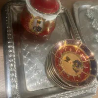 استکان و نعلبکی ناصرالدین شاهی