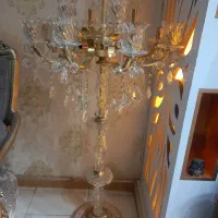 ست آباژور۱۳شاخه و لوستر ۸شاخه برنجی