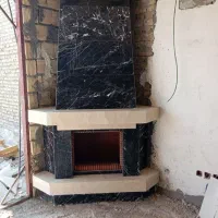 شومینه  هیزمی  و گازی
