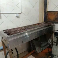منقل کبابی گازی چدنی