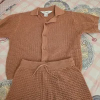 تیشرت و شلوارک دوخت لانه زنبوری خارجی