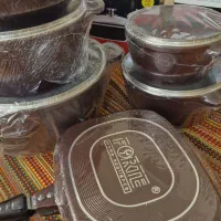 سرویس قابلمه چدن ۱۴ پارچه فورته آکبند مناسب جهیزیه