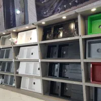 سینک گرانیتی استیل روکار توکار ۲ سال گارانتی