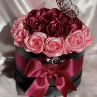 گل روبانی . گل مصنوعی