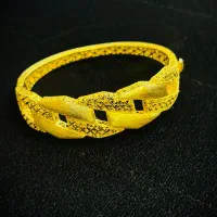 «طلای نگین» دستبند طلا شیک بدون اجرت و مالیات