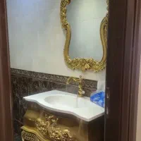 روشویی بسیار شیک ورق طلا