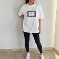 تیشرت باکسی سفید