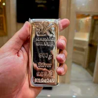 شمش 500g نقره به قیمت پارت عمده 700 کیلویی +طلا
