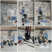 حراج۵۰تکه انواع آبچکان نظم دهنده وو مخصوص آشپزخانه
