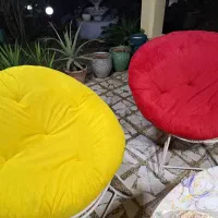 8 عدد صندلی فلزی باغی