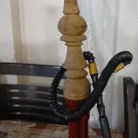 قلیان تنه چوبی