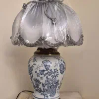 آباژور چینی قلم ابی جفت