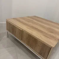 میز جلو مبلی چوبی محکم و جنس خوب