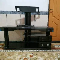 میز تلویزیون ال ای دی شیشه درجه یک