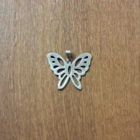 پلاک نقره پروانه