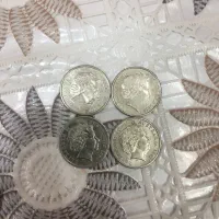 ۶عدد سکه الیزابت استرالیا