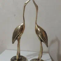 مجسمه درنا برنجی