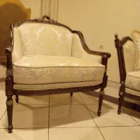 مبل سفید صدفی
