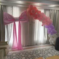 3 متر ریسه بادکنک به همراه پاپیون
