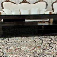 میز تلویزیون سامسونگ مشکی هایگلس