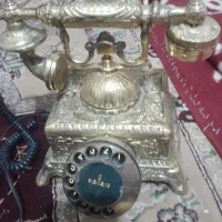 گوشی تلفن رو میزی برنجی نونو