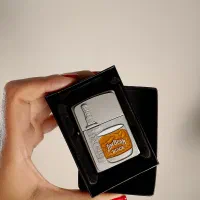 فندک zipoآمریکایی و کیف سیگار