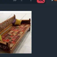 تخت شاه نشین چوبی