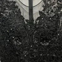پیراهن مجلسی مشکی سایز ۴۲و ۴۴