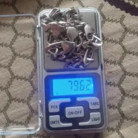 زنجیر و دستبند فیگارو نقره ایتالیا