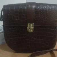 کیف و کفش چرم طبیعی زنانه کفش37 مجلسی
