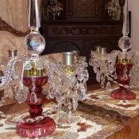 جفت شمعدان چهار شاخه
