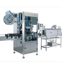 دستگاه لیبل شیرینگ (اسلیو شیرینگ)آکبند+دیگ بخار