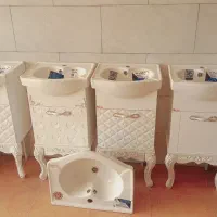 روشویی کابینتی. و کاسه توالت