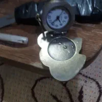 ساعت گردنی نقره