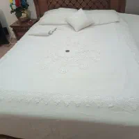 رو تختی مخمل سنجاق دوزی شده