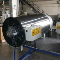 جت هیتر دوگانه سوز ۱۱۰ هزار بخاری صنعتی گلخانه