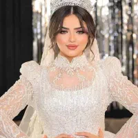 مزون لباس عروس گول تکین دانتل فرانسه