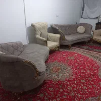 مبلمان ۸ نفره معاوضه با یخچال سالم