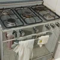 اجاق گاز طرح فر پنج شعله