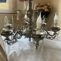 لوستر برنزی ۶ شعله شیک و سالم